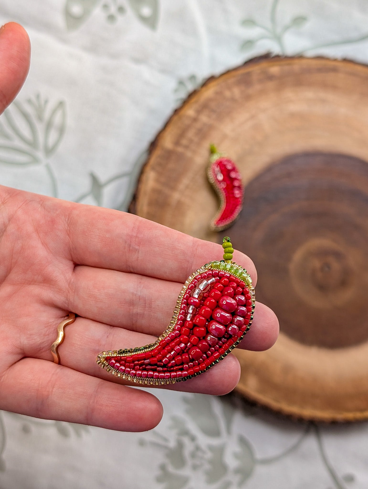 Red Hot Chili Pepper Brooch