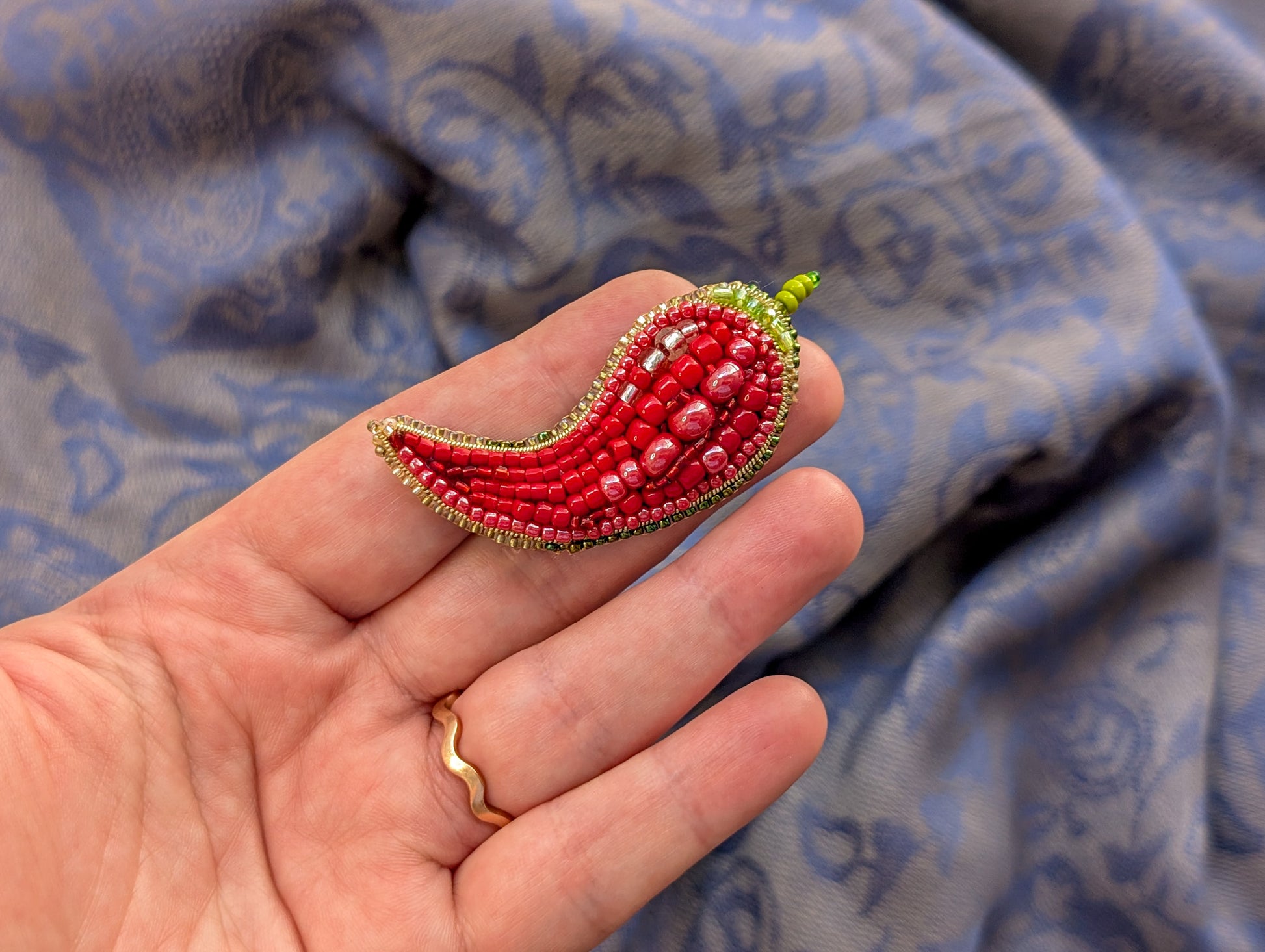 Red Hot Chili Pepper Brooch