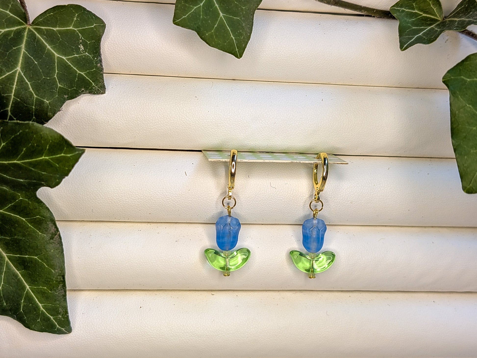 Tiny Tulips with Gold Hoops