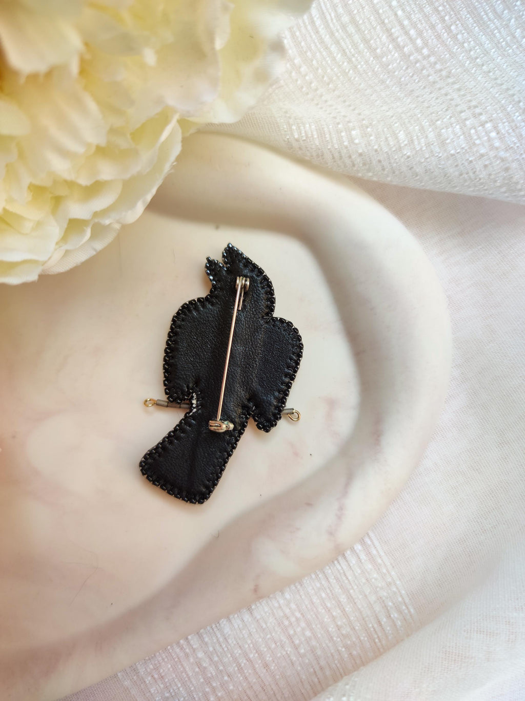 Red-winged Blackbird Brooch