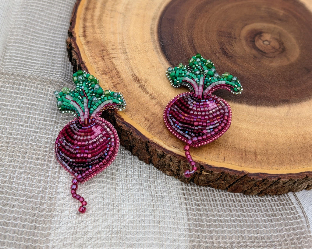 Red Beet Brooch